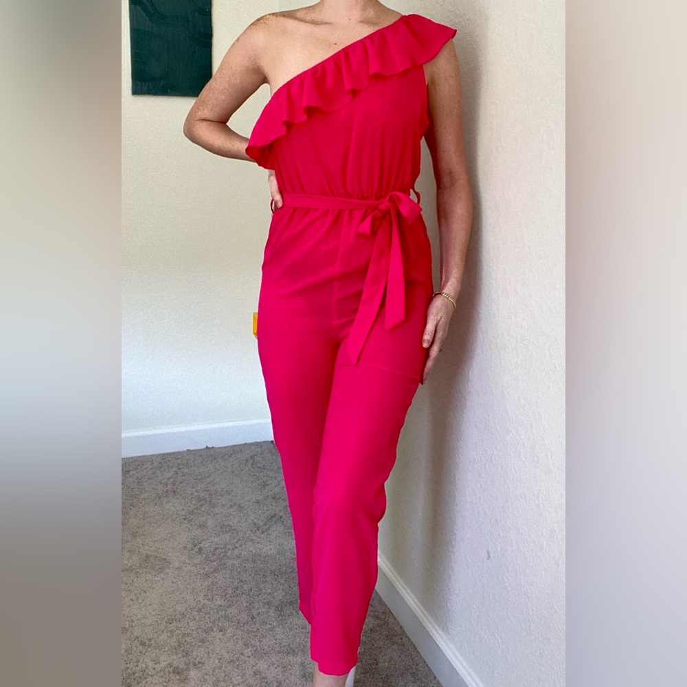 Hot Pink Jumpsuit